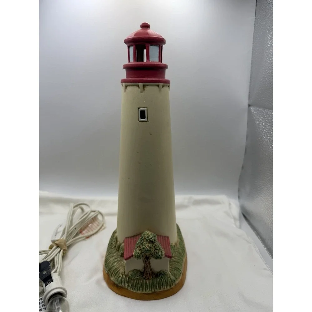 Lefton Lighthouse Cape May Point Light Figurine 1993